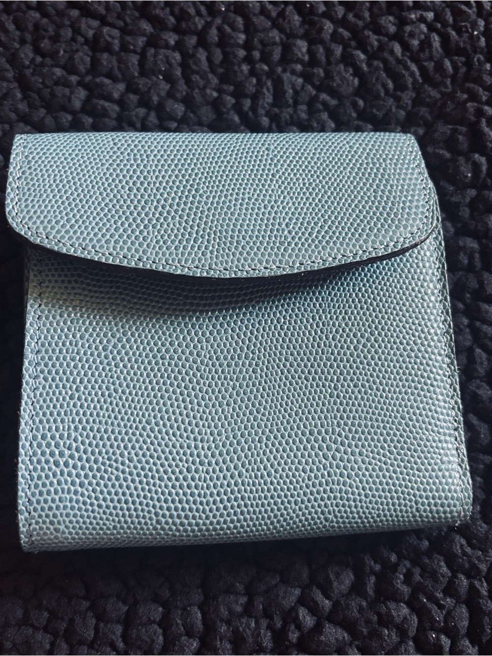 Textured Light Teal Wallet
